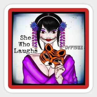 She Who Laughs Sticker